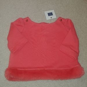 Adorable baby girl coral top Janie & Jack